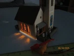 Ho - Faller 130238 Led Illuminated Church Wedding People Added 6" X 4" 8". Fixed Price $24.00.