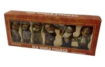 Ho Cheong Plastic Works Old World Hand Painted Figures No. 8016-6 Gnomes Elves. Fixed Price $13.99.