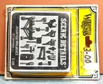 Woodland Scenics Ho Scale Assorted Mailboxes # D206. Fixed Price $16.20.