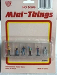 Ihc Mini-things Ho Scale 1:87 Laborers Workmen Blue Collar 42-3304 Nip. Fixed Price $14.98.