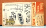 Cal-scale Ho Brake Wheels 16" Standard, Two Types # BW-289 (6 Count). Fixed Price $18.00.