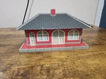 Marx #2960 Girard Whistling Train Station & Waiting Room, Gauge. Fixed Price $16.00.