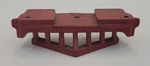 Lionel 318-24 Red Cast Pilot & Cowcatcher Damaged. Fixed Price $25.00.