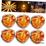 Watermelon Lights For Semi Truck Trailer, Dual Mode Steady & Strobe 6PCS Amber. Fixed Price $76.77.