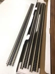 Atlas #6056 3 Rail Scale 40" Nickel Silver Flex Track W/simulate Wood Ties New. Fixed Price $379.95.