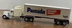 Diecast Rare Boley Peterbilt Pamida Store Semi Truck And Trailer Plastic White. Fixed Price $152.00.