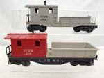 Two Lionel Trains Postwar D.l. &w. Work Caboose 6119 6419 C-7 Excellent. Fixed Price $34.99.