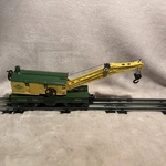 Vintage Lionel 6-9332 Reading Crane Car, Limited W/box. Fixed Price $47.00.