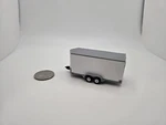1/87 Scale Cargo Trailer In White. Fixed Price $30.00.