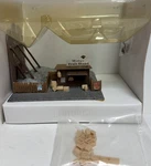 Model Power Ho Scale #682 Fruit Stand Lighted With Hand Painted Figures. Fixed Price $12.00.