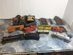 Post War Lionel Steam #2026 027 Gauge Train Set With Extras Untested. Fixed Price $121.47.