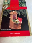 Hallmark Keepsake 1991 Santas Hot Line Magic Light Ornament Box. Fixed Price $9.99.