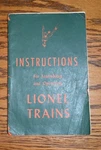 Lionel Postwar 1946 497 Instructions For Assembling & Operating. Fixed Price $10.95.