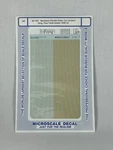 Ho Microscale Northern Pacific Pass. Car Stripes Two Tone Green 1946-54 87-787. Fixed Price $6.99.