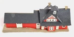 Pola Train Passenger Station Brick Building Built Scale. Fixed Price $19.95.