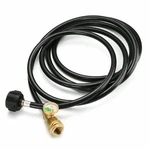 12FT Propane Extension Hose With Gauge, Leak Detector Replacement, Acme Male. Fixed Price $22.99.