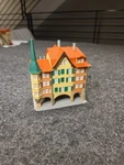 Kibri Z Scale # 36801 Town Houses And Shop At Biel Fully Assembled. Fixed Price $39.99.