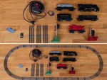 Vintage Lionel Scout O27 #1110 Steam Engine Sunoco 1005 Caboose Track. Fixed Price $119.99.