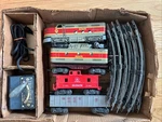 Vtg 1950S Louis Marx Monon 81F Diesel Electric Train Set W/ Remote Transformer. Fixed Price $120.00.