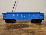 Lionel #6112 Short Blue Gondola (1956-1958) Gauge Postwar. Fixed Price $8.00.