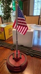 Mth Operating American Flag 30-9103 Tested W/ Box. Fixed Price $28.99.