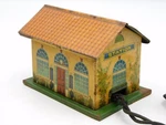 Ives Lionel Scale Zero Train Station Transformer Tin Toy 1940S. Fixed Price $103.49.