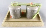 Faller 2132 Ech Servoirs Sur Lev Citernes D Pot Trolier Assembl. Fixed Price $13.95.