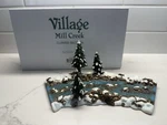 Department 56 Village Mill Creek Curved Section Christmas W/box #52634. Fixed Price $19.95.