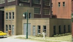 Dpm #11200 - Ho Scale Building Kit City Cab Company New Woodland Scenics. Fixed Price $25.95.