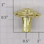 Lionel 85101-320 Scale Gold Sand Dome Top (12). Fixed Price $16.80.