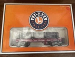 Lionel Great Northern 6-26797 Number 60011 Operating Log Car New Box.. Fixed Price $50.00.