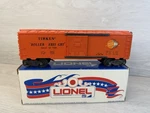 Lionel Rare 6464-500 Orange Glen Uhl Timken Roller Freight Boxcar W. Fixed Price $279.00.