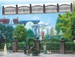 Busch 6016 Wrought Iron Fence With Brick Posts Kit 65CM. Fixed Price $18.03.