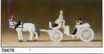 Preiser 79479 Old Time Horse Drawn Wedding Carriage W/groom & Bride Figures. Fixed Price $39.85.