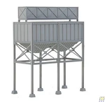 Walthers Cornerstone 933-4090 Ho Aggregate Bins Kit. Fixed Price $16.99.
