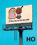 Ho Scale Pylon 1960S, Billboard Frame, Present "kit" BLS-2434. Fixed Price $12.99.