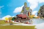 Faller 130284 Ho Scale Hangar For Boat Attachment With Canoe. Fixed Price $26.71.