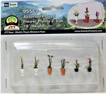 Ho Scale Jtt Miniature Tree 95567 Assorted Potted Flower Plants Set #2 Pkg (6). Fixed Price $11.82.
