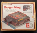 Vintage 1986 Life-like 7462 Scale Burger King Restaurant Kit Sealed!. Fixed Price $125.00.
