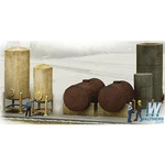 Walthers 933-3197 Industrial Tanks Detail Set Kit Ho Scale Train. Fixed Price $18.95.