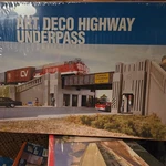 Walthers Cornerstone #933-3190 Ho Scale Art Deco Highway Underpass Kit. Fixed Price $24.99.