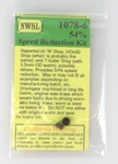 Northwest Short Line Nwsl 1078-6 HON30 Shay Speed Reduction Kit. Fixed Price $19.95.
