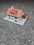 8964 Modern House Rklin Mini-club Scale Z With Detached Garage. Fixed Price $44.99.