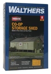 Walthers N Scale Co-op Storage Shed 933-3230. Fixed Price $29.98.