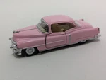 1:43 Scale Pink 1953 Cadillac Series 62 Coupe Kinsmart Diecast Car Model 5". Fixed Price $5.17.