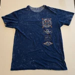 Affliction American Muscle Fast Furious Los Angeles Blue Reversible T-shirt Xl. Fixed Price $24.87.