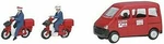 Kato 24-233 Set Pieces 1 Van Postal +2 Courier Men With Moto Scooter. Fixed Price $19.80.