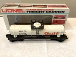 Lionel 6-9150 Gauge Gulf Single Dome Tank Car #9150 New. Fixed Price $16.99.