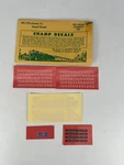 Champion Decals #EH-107A Santa Fe Hood Diesel Locomotive. Fixed Price $5.09.