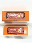 Lionel 6-17010 & 6-17012 Government Du Canada Red 7000/7001 Acf 2-BAY 1998 Ln. Fixed Price $64.95.